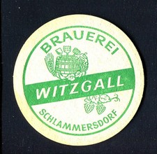 Bierdeckel Witzgall Schlammersdorf