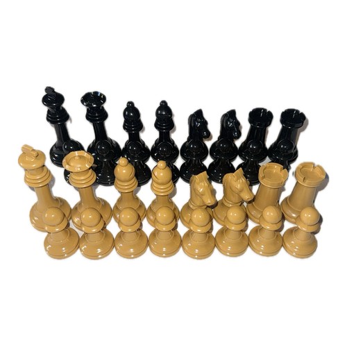 Vintage kunststoff schach - kunststoff,