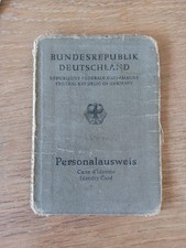 Bundesrepublik Deutschland Personalausweis 1964