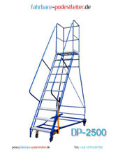 Fahrbare Podestleiter 9 Stufen
