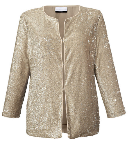 Jacke pailletten gold guido - jacke,