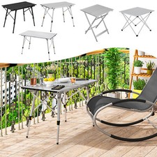 Alu Campingtisch klappbar Falttisch mit Tragetasche Camping Garten Balkon #2356