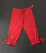 Damen 3/4 Capri Cargo Hose Rot