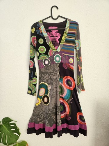Desigual langarm kleid - desigual, –