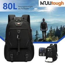 80L Reiserucksack Herren Rucksack Wandern Sport Arbeit Outdoor Trekkingrucksack