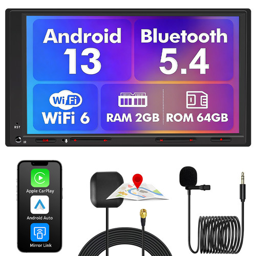 64gb 2din android 13 - android,