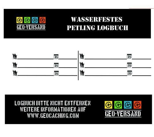 Wasserfestes petling logbuch - wasserfestes,