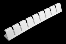 Flaschenrechen für Kühlschrank 31x4,5x3,5cm Zum Klemmen Flexibel weiß 29391