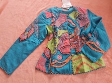 Damen Blaser, Sommer Jacke von Indigo Moon, bestickt, Neu!