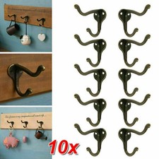 10x Vintage Wandhaken Kleiderhaken Haken Garderobenhaken Antiker Kleideraufhänge