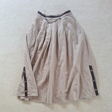 Damen Trachtenrock, beige, Rock, grau Gr. 38 v. Meico Landhaus Look