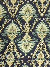 Marine Damast Opulence Slinky Rayon Jersey *FARM RIO* Stoff