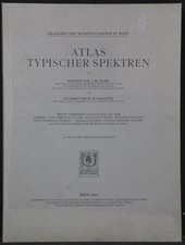 Eder: Atlas typischer Spektren. Textband und Atlas, 1924 Folio