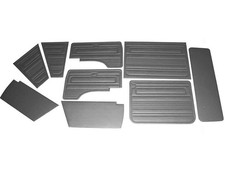 Innenverkleidungen Türpappen Set 9-Teilig für VW Bus Bulli T3 Grau 79-07/85