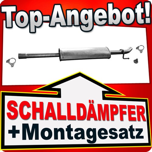 Mittelschalldämpfer für