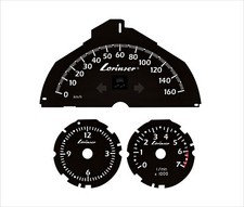 Tachoscheibe 160 km/h + Drehzahlmesser Smart 451 Lorinser 2012-2015