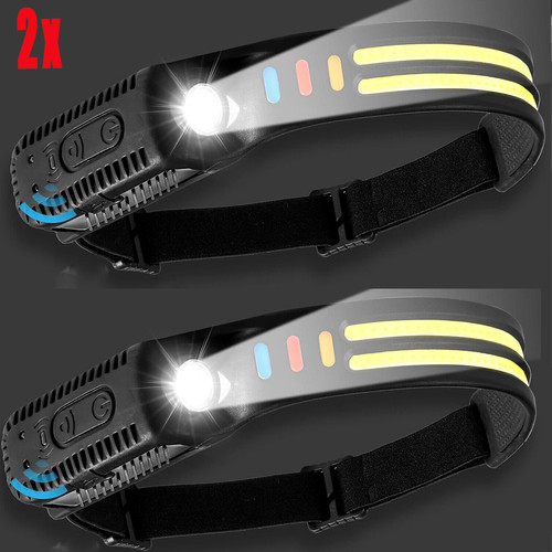 Stirnlampe cob led - 2x,