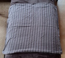 4 tlg. Kaeppel Biber Bettwäsche in braun/weiß-gestreift, Gr. 135 x 200