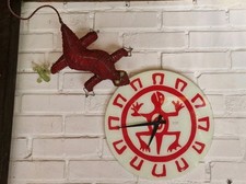 Karlsson Uhr Clock Collection Gecko + Perlengecko