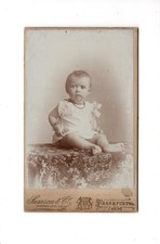 CDV Foto Kleinkind / Baby -