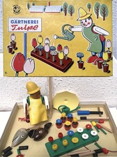 DDR Steckbausteine Konvolut Gärtnerei Tulpe Steckspiel Ersatzteile Biggi Tabarz