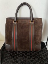 Original Vintage GUCCI Tasche Wildleder Groß