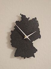 Wanduhr im Länderumriss - Design / Landkarte / Länderuhr / Deutschlanduhr