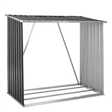 Brennholzunterstand Brennholz Holz Regal Kaminholz Lager Unterstand Anthrazit