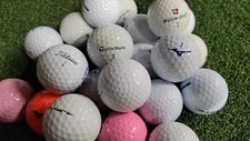 100 VERY EASY LAKEBALLS MIX BUNT / GOLFBÄLLE - QUALITÄT AAAA / AAA / AA / A