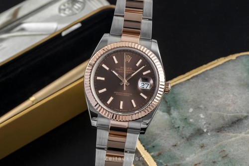 Rolex datejust brown - rolex,
