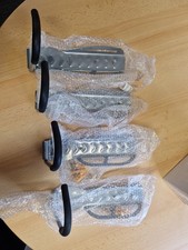 4er Fahrradhalter Wandhalterung silber Fahrradhalterung Fahrradständer