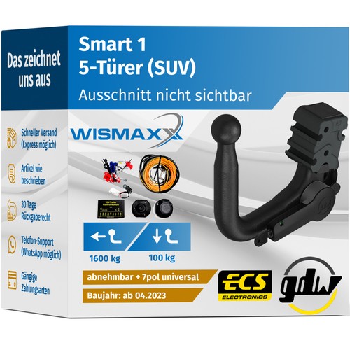 Anhängerkupplung für smart - anhÄngerkupplung,