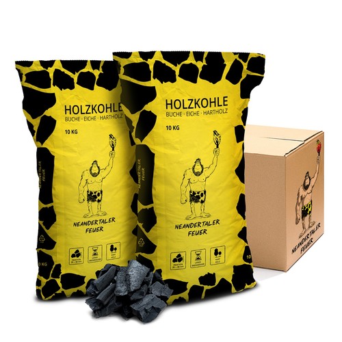 Holzkohle grillkohle buche - holzkohle,