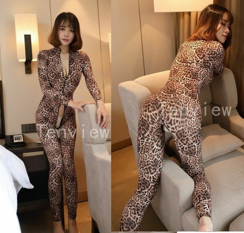 Sexy way zipper leopard - leopard, full