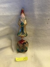 Christbaumschmuck Merlin  auf Elefant selten LAUSCHA GLAS 90er 21cm 295
