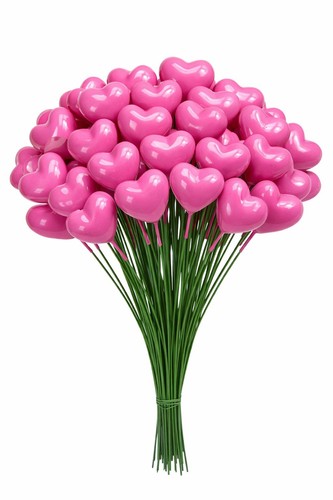 Stk dekostecker herz pink - 48,