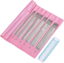 Edelstahl Stricknadeln Set