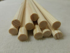 10Stk 100cm Rundleiste Kiefer 10mm Rundstab Holzleisten