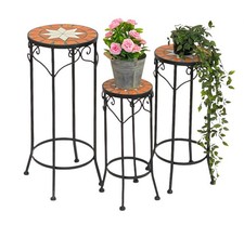 Blumenhocker Mosaik 3er Set