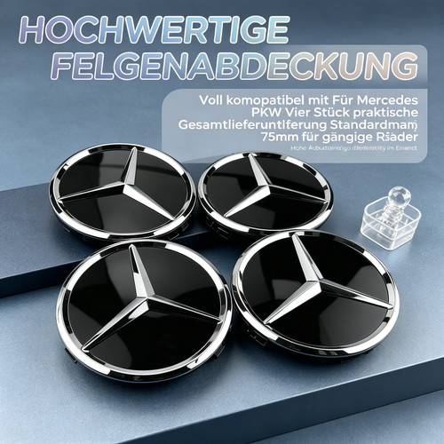 Stück 75mm nabendeckel - 4,