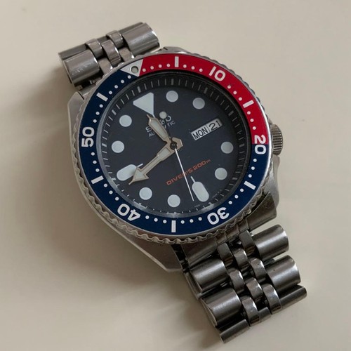 Seiko skx009 navy - navy, boy
