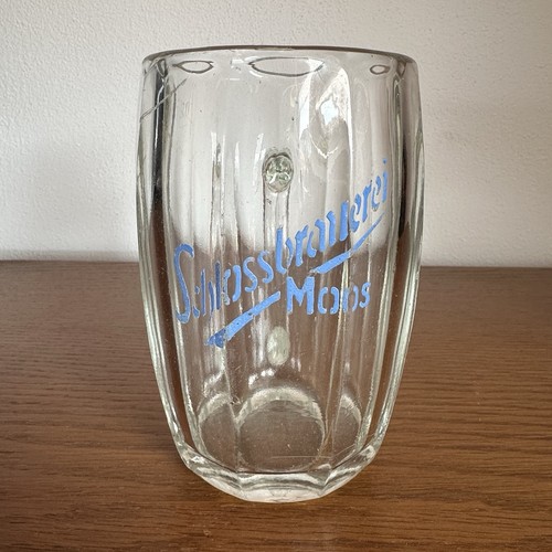 Glaskrug schlossbrauerei moos - glaskrug,