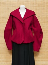 ausgefallene Jacke ABSOLUT by ZEBRA doppellagig breiter Kragen Designer Gr. 1