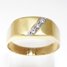 Edler Herrenring 9 Karat 375