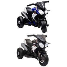 HOMCOM Elektro Kindermotorrad Elektromotorrad mit Musik, für 3-5 Jahre Kinder