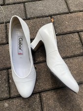 Pumps GABOR 37 weiß Leder Hochzeit festlich