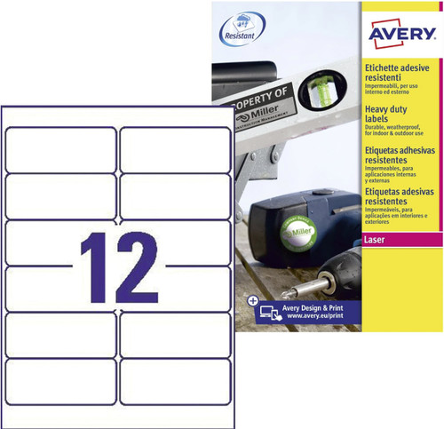 Avery l4776 etiketten - avery,