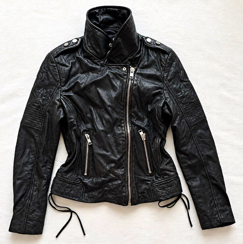 Unisex biker lederjacke - unisex,