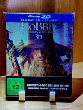 DER HOBBIT EINE UNERWARTETE REISE Blu-ray Steelbook Limitierte 4-Disc Editon 3D