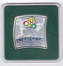 Polen 20 Zloty Silber Münze Fussball Euro 2012 Polen-Ukraine PP in Orig. Kapsel